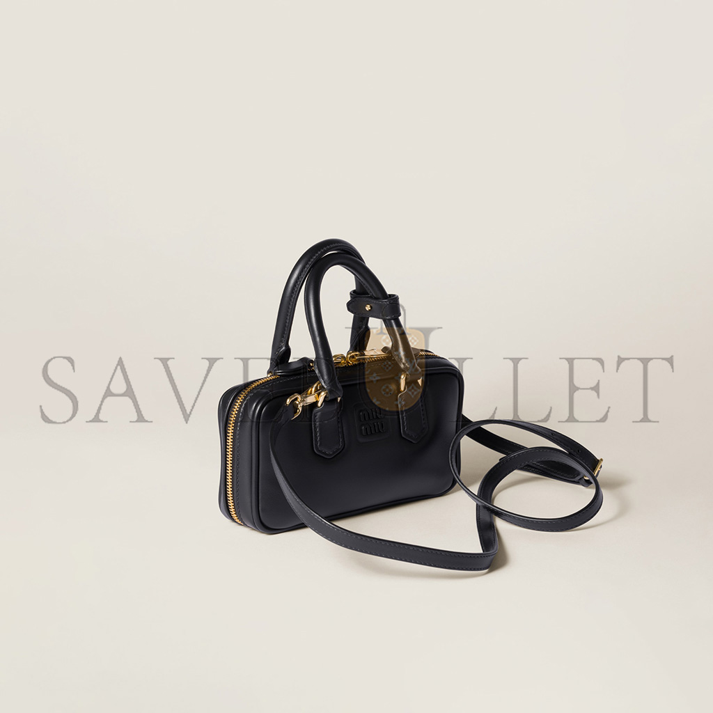 MIU MIU ARCADIE LEATHER MINI-BAG 5BP088 (19*10*5cm) MIU MIU ARCADIE LEATHER MINI-BAG 5BP088 (19*10*5cm)
